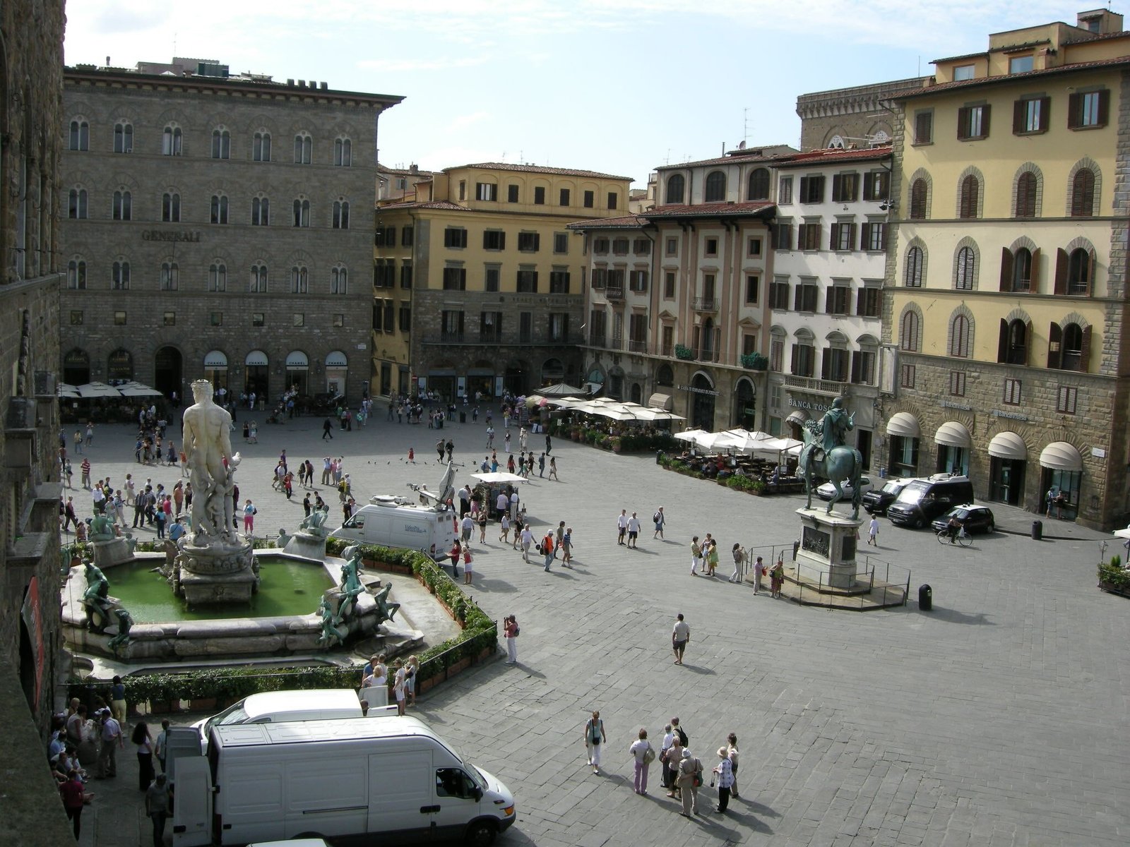 Florença — Piazza della Signoria (noite)